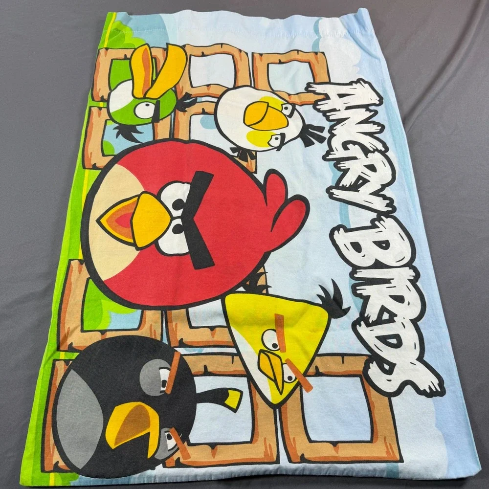 Angry Birds Pillowcase and Sham Set Jay Franco Rovio Entertainment 2012 Blue